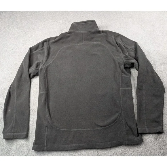 The North Face Mens Polartec Classic Full Zip Fleece Jacket Gray Orange Size M - Picture 3 of 11